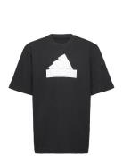 U Fi Logo T Sport T-shirts Short-sleeved Black Adidas Sportswear