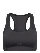 Knit Light Support Bra Sport Bras & Tops Sports Bras - All Black Adida...