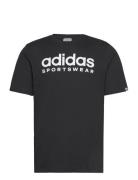 Spw Tee Sport T-shirts Short-sleeved Black Adidas Sportswear