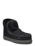 Eskimo Sneaker Shoes Boots Ankle Boots Ankle Boots Flat Heel Black MOU