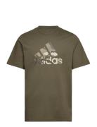 M Camo G T 1 Sport T-shirts Short-sleeved Khaki Green Adidas Sportswea...