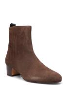 Mina Shoes Boots Ankle Boots Ankle Boots With Heel Brown Anonymous Cop...