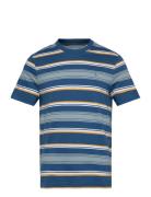 Jrsy Yd Fash Tee Eng Tops T-shirts Short-sleeved Blue Original Penguin