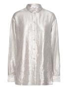 Alfrida Shirt 15034 Tops Shirts Long-sleeved Silver Samsøe Samsøe