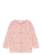 Nbfbeheart Ls Knit Card Tops Knitwear Cardigans Pink Name It