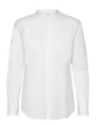 C_Befelize_21 Tops Blouses Long-sleeved White BOSS