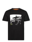 Te_Sea_Horse Tops T-shirts Short-sleeved Black BOSS
