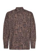 Ramzo Ls Shirt Designers Shirts Casual Brown Daily Paper