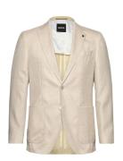 H-Janson-233 Suits & Blazers Blazers Single Breasted Blazers Beige BOS...