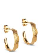 Ane Small Hoops Accessories Jewellery Earrings Hoops Gold Enamel Copen...