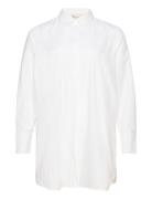 Wa-Sofia Tops Shirts Long-sleeved White Wasabiconcept