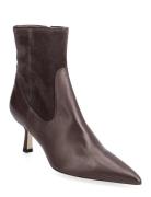 Avelo Shoes Boots Ankle Boots Ankle Boots With Heel Brown Custommade