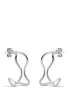 Erin Hoops Accessories Jewellery Earrings Hoops Silver Enamel Copenhag...