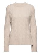 Sibyll Cable Knit Jumper Tops Knitwear Jumpers Beige Marville Road