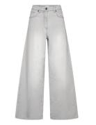 Denver Denim Relaxed Wide Leg Bottoms Jeans Wide Grey French Connectio...