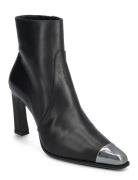 Tarah_Bootie90_Napu Shoes Boots Ankle Boots Ankle Boots With Heel Blac...