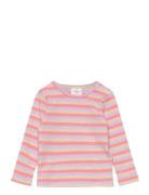 Tnsfridanne L_S Rib Tee Tops T-shirts Long-sleeved T-shirts Pink The N...