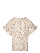 Tnjulia S_S Tee Tops T-shirts Short-sleeved Cream The New