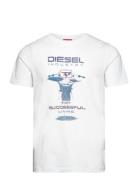 T-Diegor-K69 T-Shirt Tops T-shirts Short-sleeved White Diesel