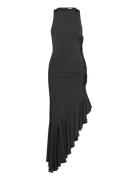 Slinky Asymmetric Dress Designers Knee-length & Midi Black ROTATE Birg...