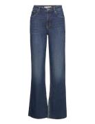 Medium-Rise Straight Jeans With Slits Bottoms Jeans Straight-regular B...