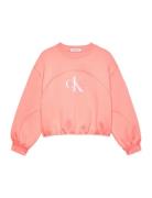 Iridescent Ck Logo Cn Sweatshirt Tops Sweat-shirts & Hoodies Sweat-shi...