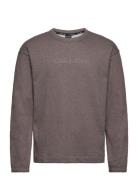 Pw - Pullover Sport Sweat-shirts & Hoodies Sweat-shirts Brown Calvin K...