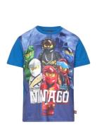 Lwtano 109 - T-Shirt S/S Tops T-shirts Short-sleeved Blue LEGO Kidswea...