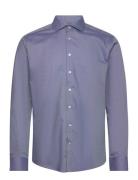 Bs Aaron Slim Fit Shirt Tops Shirts Business Blue Bruun & Stengade