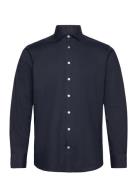 Bs Damar Modern Fit Shirt Tops Shirts Casual Navy Bruun & Stengade