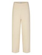 Hollismd Pants Bottoms Trousers Straight Leg Beige Modström