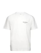 Flower T-Shirt Tops T-shirts Short-sleeved White Makia