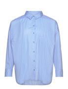 Swpin Sh 1 Tops Shirts Long-sleeved Blue Simple Wish