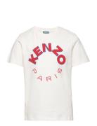 Short Sleeves Tee-Shirt Tops T-shirts Short-sleeved White Kenzo