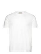 Mercerized Cotton Tee S/S Tops T-shirts Short-sleeved White Lindbergh ...