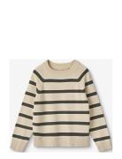 Favo Pullover Tops Knitwear Pullovers Cream Fliink