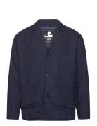 Edison Blazer - Dark Navy Suits & Blazers Blazers Single Breasted Blaz...