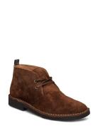 Talan Suede Chukka Boot Desert-kengät Nauhakengät Brown Polo Ralph Lau...