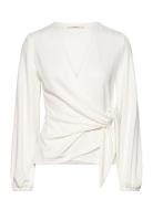 Catjaiw Blouse Tops Blouses Long-sleeved White InWear