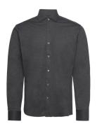 Bs Miller Slim Fit Shirt Tops Shirts Business Grey Bruun & Stengade