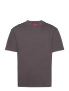 Dapolino Designers T-shirts Short-sleeved Grey HUGO