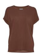 Cukajsa T-Shirt Tops T-shirts & Tops Short-sleeved Brown Culture