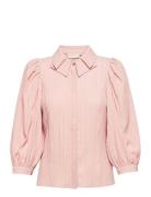 Frostykb Blouse Tops Blouses Long-sleeved Pink Karen By Simonsen