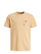 Jjchill Pocket Tee Ss Jnr Tops T-shirts Short-sleeved Yellow Jack & J ...