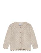 Nbftisol Ls Knit Card Tops Knitwear Cardigans Beige Name It