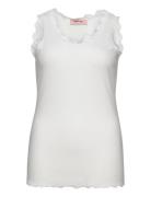 Swzamond Top 1 Tops T-shirts & Tops Sleeveless White Simple Wish