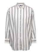D2. Os Stripe Shirt Tops Shirts Long-sleeved Blue GANT