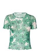 Marga Tops T-shirts & Tops Short-sleeved Green Mango