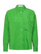 Lima Tops Shirts Long-sleeved Green Mango