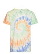 T Shirt Tie Dye Swirl Tops T-shirts Short-sleeved Multi/patterned Lind...